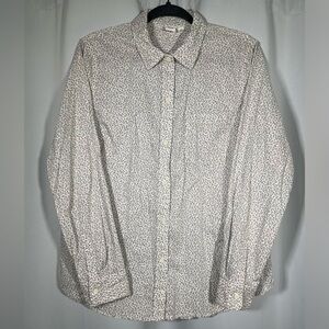 GAP Leopard Print Button Down